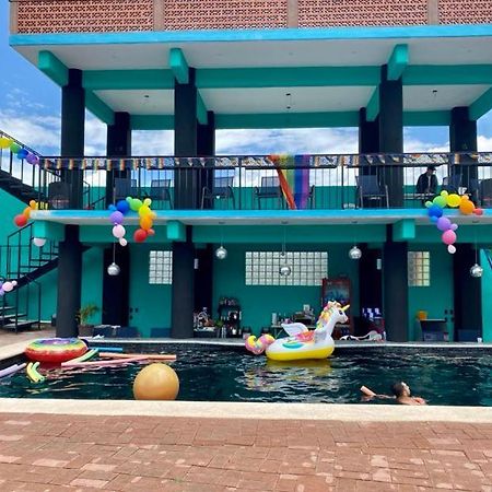 Hierve El Agua Eco Hostel - Confetti Pool Club San Pablo Villa de Mitla Esterno foto